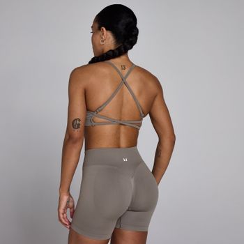 MP Women's Lift Seamless Strappy Bra - Dark Truffle - L