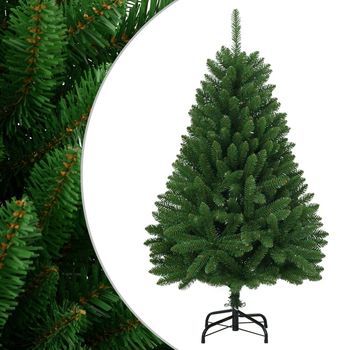 Árbol De Navidad Artificial Con Bisagras Y Soporte Verde 150 Cm Vidaxl