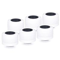 refrigeracion liquida alphacool eiszapfen pro 16mm hardtube pack 6 racores blancos