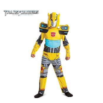 Disfraz De Transformers Bumblebee De Lujo Para Niño