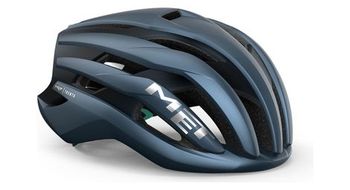 Casco met trenta mips azul marino   plata mate