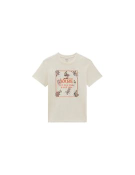 Camiseta Vans Fungi Floral Bff Blanco Mujer