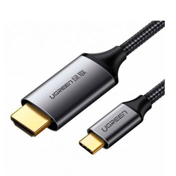 Cable Ugreen MM142 USB-C a HDMI 4K 60Hz 1.5m aluminio trenzado oro