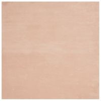 alfombra de pelo corto suave lavable huarte rosado 200x200 cm vidaxl