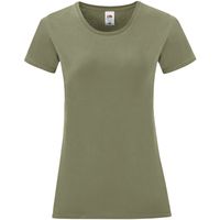 fruit of the loom camiseta iconic para mujer