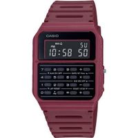 reloj casio calculadora ca-53wf-4b rojo - alarma - cronometro
