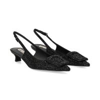 bibi lou zapatos de tacon bajo mujer - negro talla 38