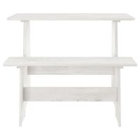 mesa de comedor  mesa de cena con banco reine madera maciza de pino blanco