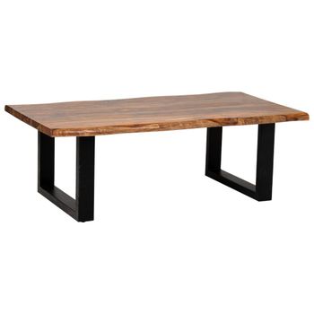 Mesa de centro color natural 137x74x46