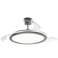 ventilador led aspas retractiles bombay estilo m cct dim 3212w