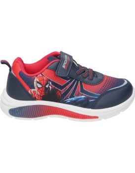 Zapatillas Con Luces Para Niño Leomil Spiderman Sp013775 Azul Y Rojo 32