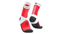 calcetines compressport ultra trail v2 0 blanco rojo