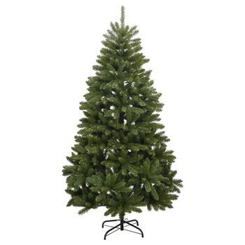 Árbol De Navidad Artificial Con Bisagras Y Soporte Verde 240 Cm