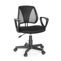 silla de oficina para ninos kiddy cd tejido de malla negro