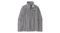 jersey de mujer patagonia better sweater 1 4 zip fleece grey