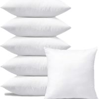 liababylove pack 4 o 6 rellenos de cojin de 45 x 45 centimetros de alta calidad relleno de fibra hipoalergenica envasados al vacio mullidos  gorditos no se deforman lavables pack ahorro