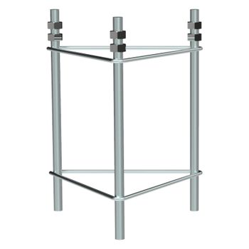 Herraje Empotrable Torre 180 Para Base Fija