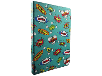 Funda tablet - Maillon Technologique MTTABLETCOMIC, Para de 9.7” a 11”, Tipo libro, Universal, Multicolor