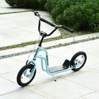 patinete infantil de 5 anos con manillar ajustable en altura homcom