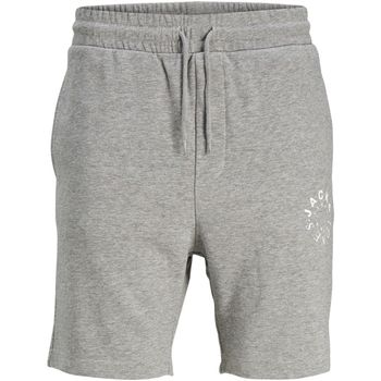 Jack & Jones Short 12243359 JPSTWARRIOR SWEAT SHORTS IM PLS LIGHT GREY para hombre