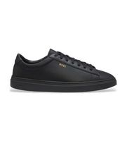 boss para hombre 50552853 zapatillas de piel kieran tenn negro 44 plano cordones casual