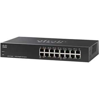 Cisco SG110-16HP Switch 16 Puertos PoE Gigabit