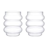 vasos de agua burbuja 400ml - lote de 2