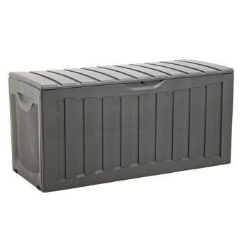 Caja De Almacenaje | Baúl De Almacenaje Polipropileno Negra 118x53x57 Cm
