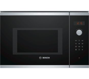BOSCH BEL553MS0B Built-in Microwave with Grill - Stainless Steel, Stainless Steel