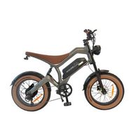 bicicleta electrica fat bike dyu m20 20 x 4 pulgadas motor 250w bateria extraible 48v 182ah y autonomia hasta 160 km