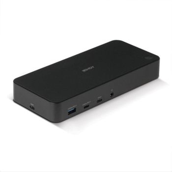 Docking Station Lindy 43366 USB-C 3xHDMI 2xDisplayPort Ethernet Negro