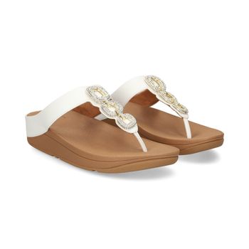 Fitflop Sandalias Cuña Mujer - Blanco Talla 41
