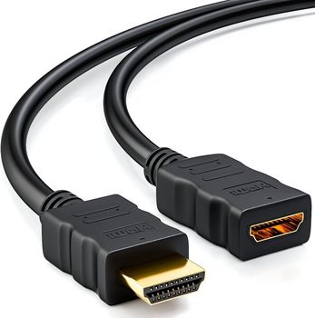 FGNS. Prolongador HDMI 2 Metros/3 Metros/5 Metros  macho a hembra 5metros v1.4,4K@60Hz para Ultra HD impresionante, extensor HDMI para PS5/Xbox, compatible con HDMI 2.0/1.4, ARC, Highspeed con