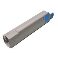 compatible cyan oki 44059167 standard capacity toner cartridge