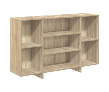 Aparador - mueble de almacenamiento de madera contrachapada roble sonoma 120x30x75 cm es3029