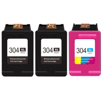 cartuchos de tinta  304xl cartuchos de tinta compatible con hp 304 xl impresoras envy 5010 5020 5030 5032 deskjet 2620 2622 2630 2632 3720 3730 3764r2negro y 1color r