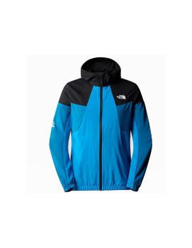 Chaqueta Cortavientos The North Face Ma Wind Track Hoodie Hombre Azul