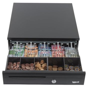 Iggual IRON-30 Cajón Portamonedas 42cm 5+5