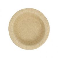 plato hondo de carton kraft antigrasa 19o 500 unidades