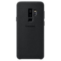 samsung ef-xg965 alcantara cover negra para samsung galaxy s9