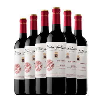 Viña Salceda Vino Tinto Rioja Crianza 75 Cl 13% Vol. (pack De 6 Unidades)