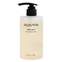 white rain perfumed body wash