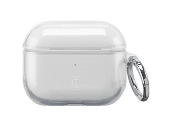 Funda - CellularLine Clear, Para AirPods Pro 3, Transparente