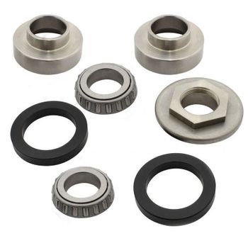 Cojinete de vástago de dirección Moto Guzzi Serie Piccola kit rodillo completo inox