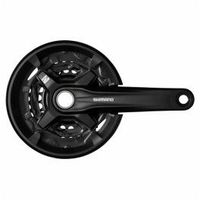 shimano juego de bielas y platos altus fc-mt210 175 mm 40x30x22d 9v negro con cubrecadenasin caz
