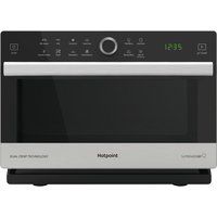 hotpoint mwh 338 sx combination microwave - black stainless steel