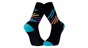 Calcetines bv sport light run   miami   negro turquesa