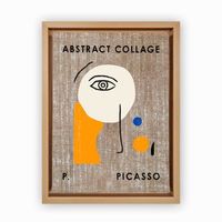 pintura decorativa lienzo lnj51960610239-4666 multicolor 46x66 cm