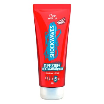 Wella Shockwaves Tuff Stuff Heat & Sweat Proof Gel