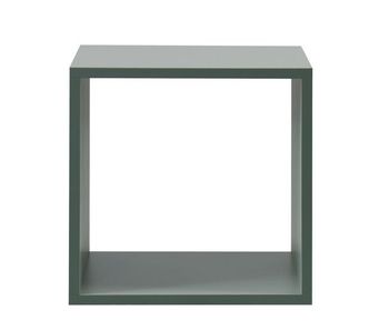 Estantería cuadrada verde cubox